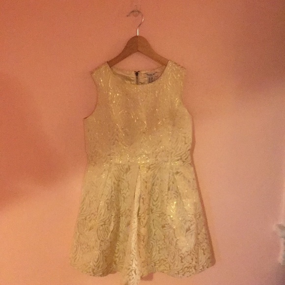 Gold Forever 21 Kids Dress - Picture 1 of 3